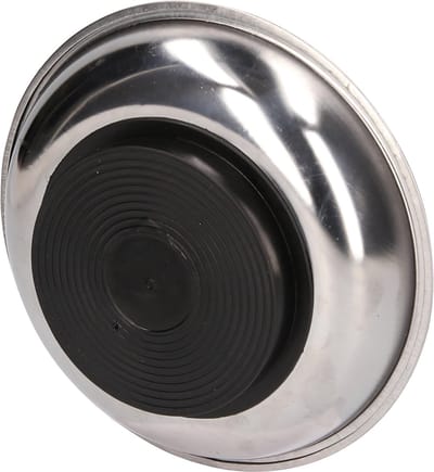 Famanu – RVS magnetische gereedschapsschaal Ø15 cm ronde magneetschaal voor schroeven moeren en boren