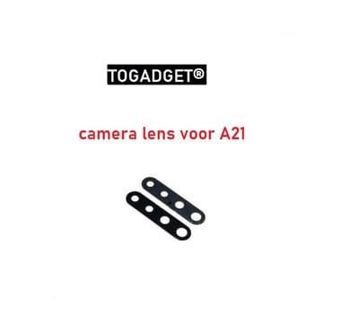 Samsung Galaxy A21 camera lens  - Back camera lens cover - Achtercamera / Rear camera glazen lens voor Samsung Galaxy A21