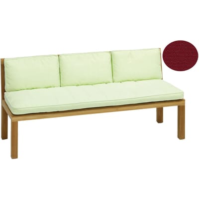 Weishäupl - Rugkussen - groot - Acryl bordeauxrood
