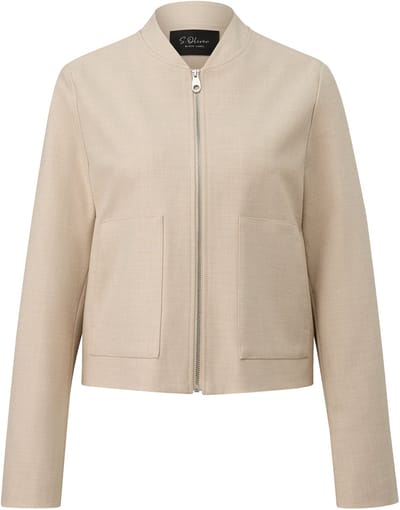 Regular fit blouson met viscose