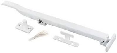 Raamvergrendeling - Raamsluiting Grendel - Veiligheid Thuis - Met Slot - 250 mm - Wit