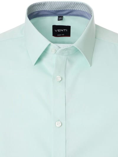 Venti Heren Overhemd Non Iron Groen Body Fit 134024500-301 - XXL