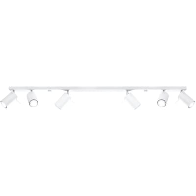 Sollux Lighting Plafondlamp Ring - GU10 - wit - staal - 16x118x6cm