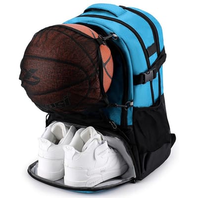 Basketbalrugzak Sporttas met Ballen- en Schoenenvak Voetbaltassen voor Jongens Basketbal Accessoiretas Sportschooltassen voor Mannen blue