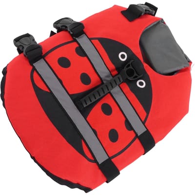 Gilet de sauvetage pour chien réglable haute flottabilité imperméable avec bande réfléchissante pour chiens de taille moyenne à grande M M black