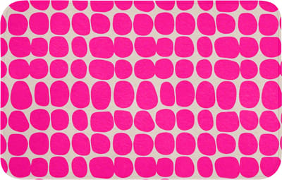 WC mat 80x50 cm - Antislip - Stippen - Patroon - Roze - Toiletmat - Vloermat - Douchemat - Toilet tapijt - Toiletmatten