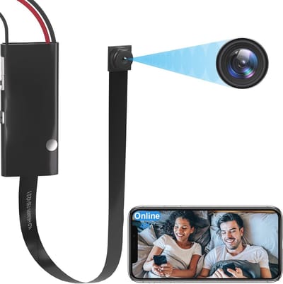 Draadloze Verborgen Camera Draagbare 1080P HD WiFi Mini Spy Camera Nanny Cam Beveiligingscamera voor Indoor Gebruik