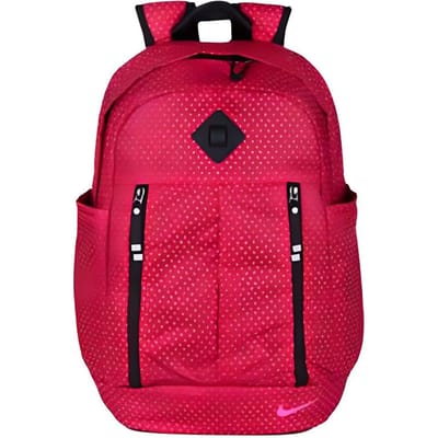 Nike Polyester Rugzak Regular Dames Rozerood BA5242-620