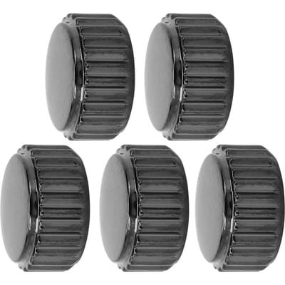5 stuks Professionele Horlogekop Stalen Horlogekroon Reparatieonderdelen Vervangingsaccessoires Set Zwart 6 mm 0,24 inch gray