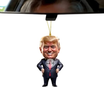 Livano Kerstballen - Kerstversiering - Acryl - Trump - Feestelijke Decoratie - C
