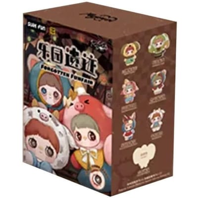 Maymei V4 Série Forêt Enchantée 400% Grande Taille Vinyle Peluche Boîte Aveugle Poupée Yeux Interchangeables Boîte Mystère Surprise Cadeau black