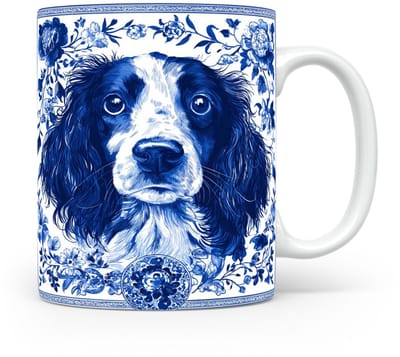 Mok Kooikerhondje Beker voor koffie of tas voor thee, cadeau voor dierenliefhebbers, moeder, vader, collega, vriend, vriendin, kantoor, opa, oma, hond, kerst, sinterklaas, verjaardag