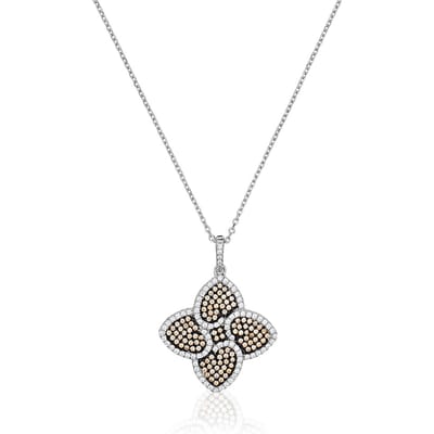 Orphelia Dames 925 Sterling Zilveren Ketting met Hanger - Zilver ZH-4837