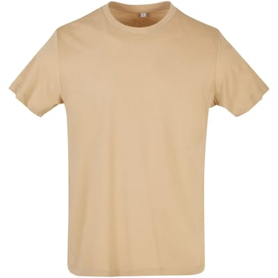 Build your Brand Basic Round Neck T-Shirt BYBB010 - U. Beige - XS