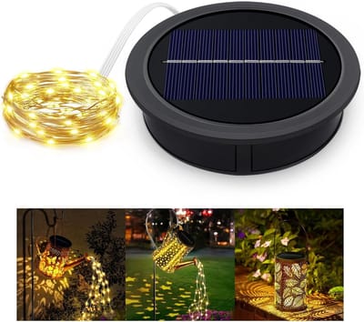Vervangende Solar Lichten met LED Fairy Lights - 4.13 Inch Warm Wit, IP44 Waterdichte Tuinverlichting voor Buiten en Tuin Decoratie