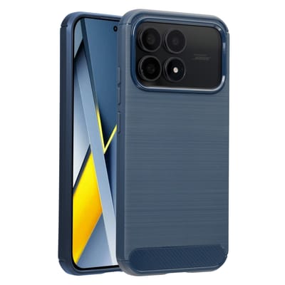 imoshion Hoesje - Geschikt voor Xiaomi Poco F8 Pro - Brushed Backcover - Donkerblauw