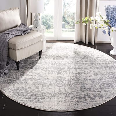 Marokkaans Trellis Wasbaar Groot Rond Tapijt Woonkamer Vloerkleden Vintage Slaapkamer Bank Salontafel Kinderen Antislip Vloermatten diameter 120