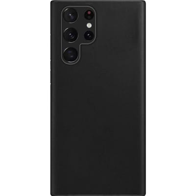 Samsung Galaxy S22 Ultra Siliconen Back Cover - Zwart