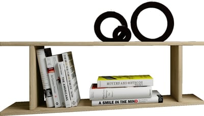 Houten wandplank Hangende plank Boekenplank Wandplank Decoratieve plank Sirola Mini