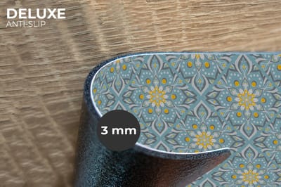 Placemats - 6 stuks - 45x30 cm - Placemat kunststof - Bloemen - Boho - Patronen - Mandala - Vintage - Borden onderleggers - Decoratie voor op tafel - Keuken tafeldecoratie accessoires - Vinyl onderlegger - Tafelversiering