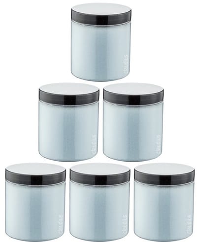 Scrubzout Opium - 300 gram - Pot met zwarte deksel - set van 6 stuks - Hydraterende Lichaamsscrub