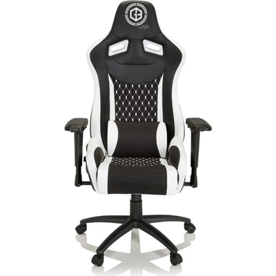 Game bureaustoel GAMEBREAKER SX 04 stof / kunstleder zwart / wit hjh OFFICE