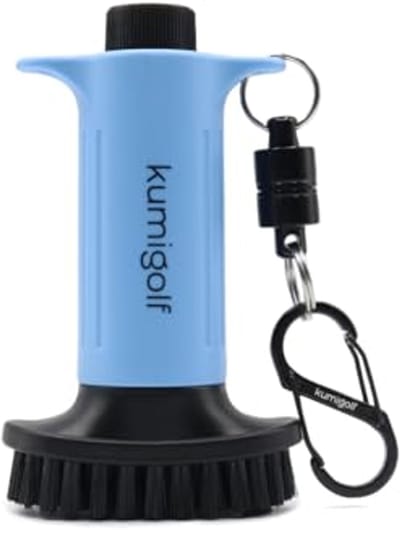 Golf waterborstel met sproeifunctie en magnetische clips - Voor optimale reiniging van golfclubs