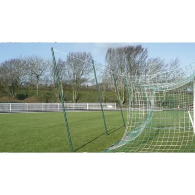 Set van 6 gegalvaniseerde stalen matten voor doel van 11 Sporti
