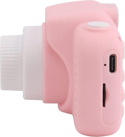 1080P Dubbele Lens Digitale Camera voor Kinderen - Draagbaar en Oplaadbaar - 8x Zoom - 32G-kaart inbegrepen - Geschikt voor op Reis - Roze