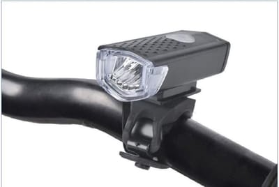 Waterdichte oplaadbare fietslamp 400 lumen - Superheldere USB voorlamp voor fietsen