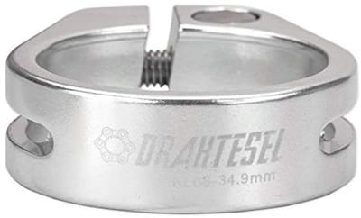 Fietszadelpenklem met Schroefverbinding - Zadelklem - 31,8 mm - Zilver