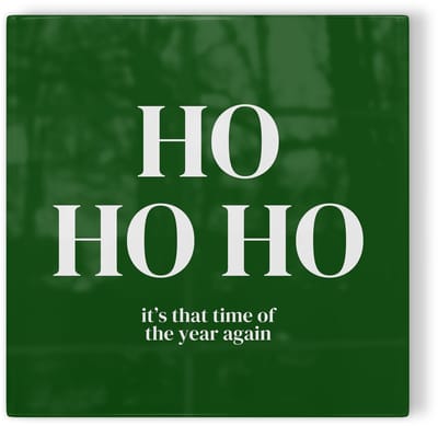 Tegeltje Kerst: it’s that time of the year again – groen – kerst tegeltje – tegeltje met tekst