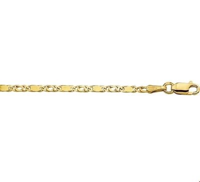 Geelgouden Armband valkenoog 2 4012425 19 cm