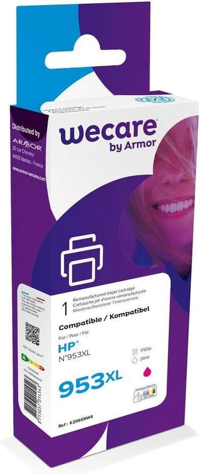Wecare K20659W4 inktcartridge 1 stuk(s) Compatibel Magenta