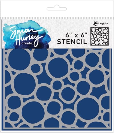 Ranger Simon Hurley Create. Layering Stencils Warped Circles