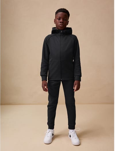Next - Jongens - Tech Sportswear Hoodie and Joggers Set - Zwart