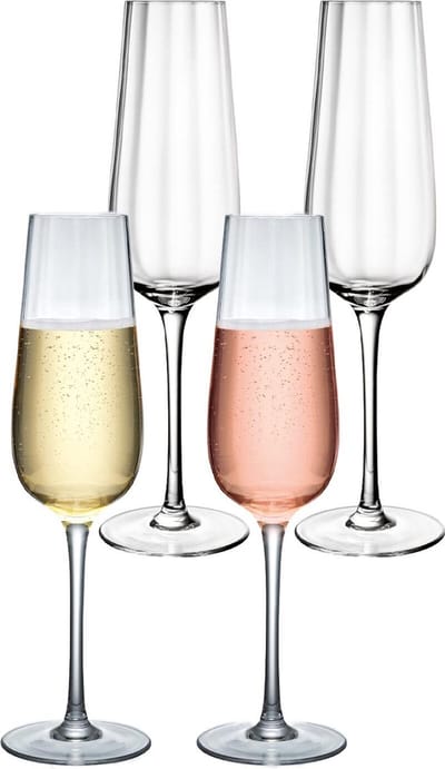 Villeroy & Boch Rose Garden Champagneglas 4 Stuks