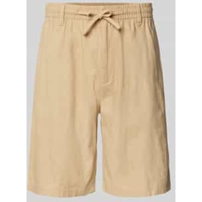 Relaxed fit bermuda met elastische band
