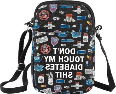 Diabetes Insulin Schoudertas - Diabetes Bewustwording Geschenk - Diabetes Benodigdheden Tas