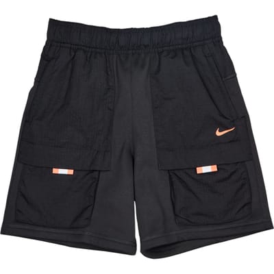 Nike City Utility Korte Broeken Kinder - Zwart - Maat 128 - 137 CM - Katoen French Terry