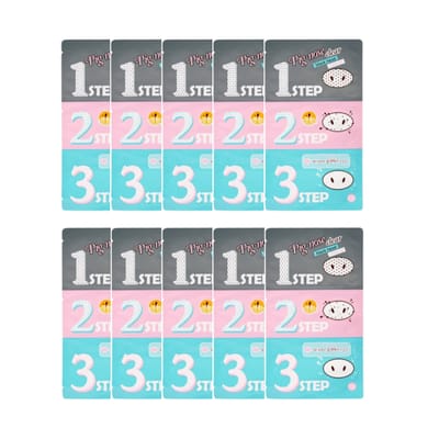 Holika Holika Pig-nose Clear Black Head 3-Step Kit (10elk) Set