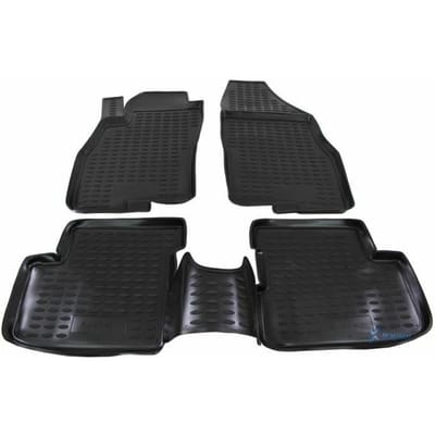 J&amp;J AUTOMOTIVE | Tapis De Sol En Caoutchouc 3D Exclusive Pour Fiat Grande Punto 5D 2005-2018 zwart