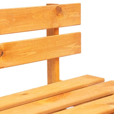 vidaXL - Tuinbank - pallet - hout - honingbruin