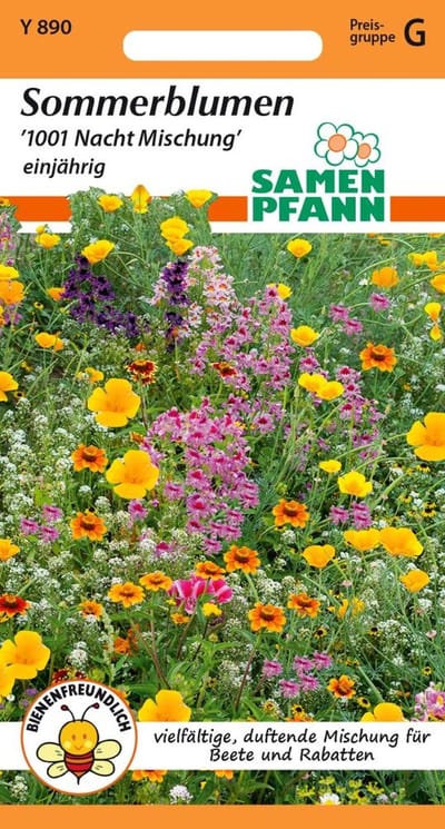 Bloemenmix, zomerbloemen 1001 Nachten - bloemzaden, zaden