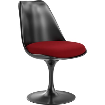 Knoll International Saarinen Tulip Stoel - Hallingdal 65 (674) - red - zwart