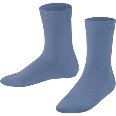 FALKE Family eenkleurig katoen sokken kinderen blauw - maat 31-34