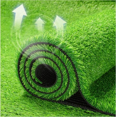 Kunstgrasmat - Zacht Tapijt - Terras Decoratie - Weerbestendig Materiaal - 3m Breed - Groen