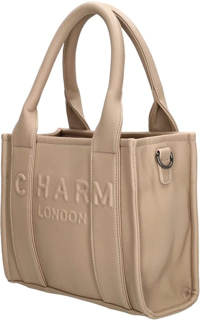 Charm London Bond Handtas - Stijlvol - Schoudertas - Crossbody - Schouderband - Praktisch - Zand