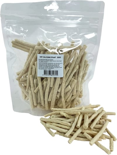 Hondensnack I AM Mini Sticks Kip Melk - Zachte Trainingssnack 350 Gr - Kleine Sticks voor Honden