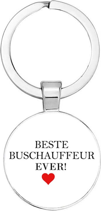 Akyol - Beste buschauffeur Sleutelhanger - buschauffeur - iemand die een buschauffeur is - werk - cadeau - verjaardag - kado - geschenk - gift - welkomst cadeau - afscheidscadeau - 2,5 x 2,5 CM
